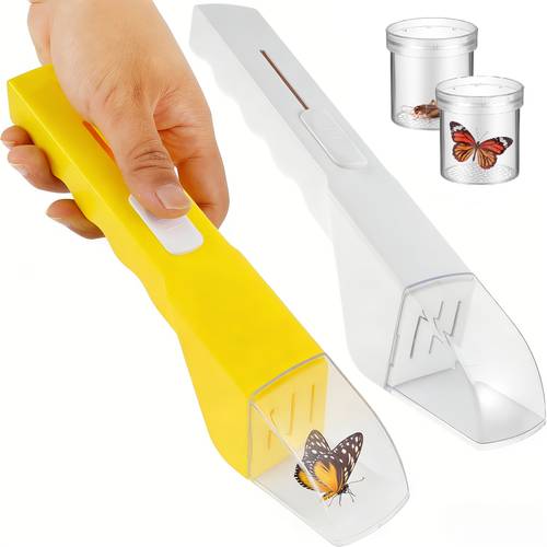 4pcs set bug catchers and viewers insect catchers release tool quick release insect capture tool gentle observation of insects with transparent window