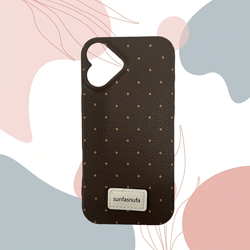 The Camera Is in The Shape of Love, Apple 16Plus Female 16 Cute Lychee Pattern, And The Leather Pattern Is Suitable for Apple 16 Single-Piece Mobile Phone Case, Which Feels Comfortable. - Image 20