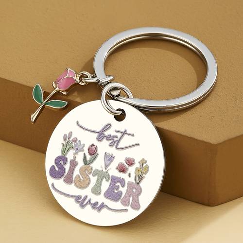 cadeaus voor zusjes: verjaardagsverrassingen voor volwassen zussen, broer- en zusgeschenken, sleutelhanger voor de beste zus