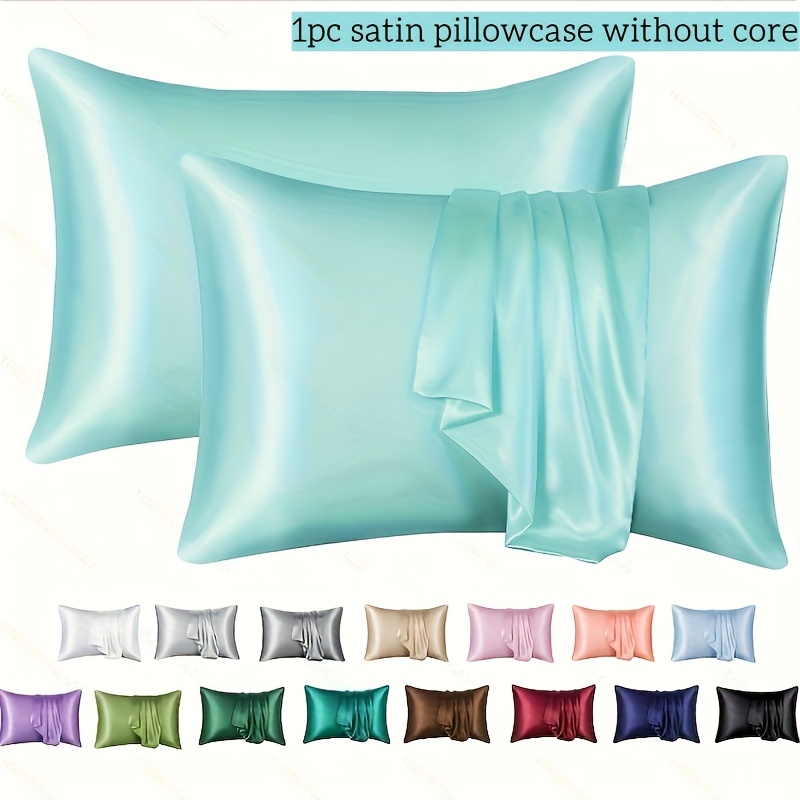 1pc   satin pillowcase envelope closure soft and  