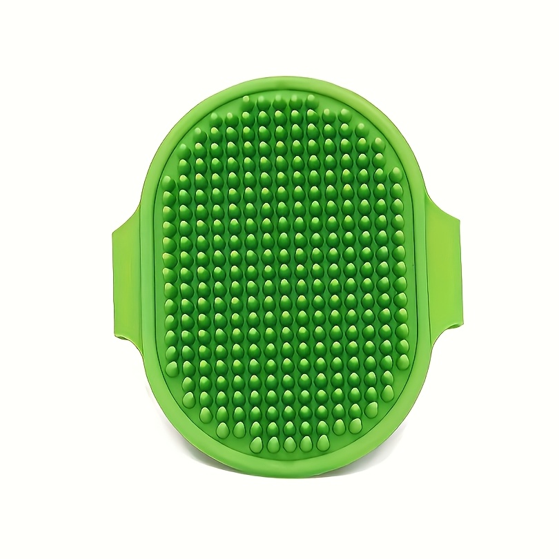 pet bathing brush massage gloves adjustable circular handle non   soft bristles for   grooming shampooing massaging ideal for bathing Product details 7