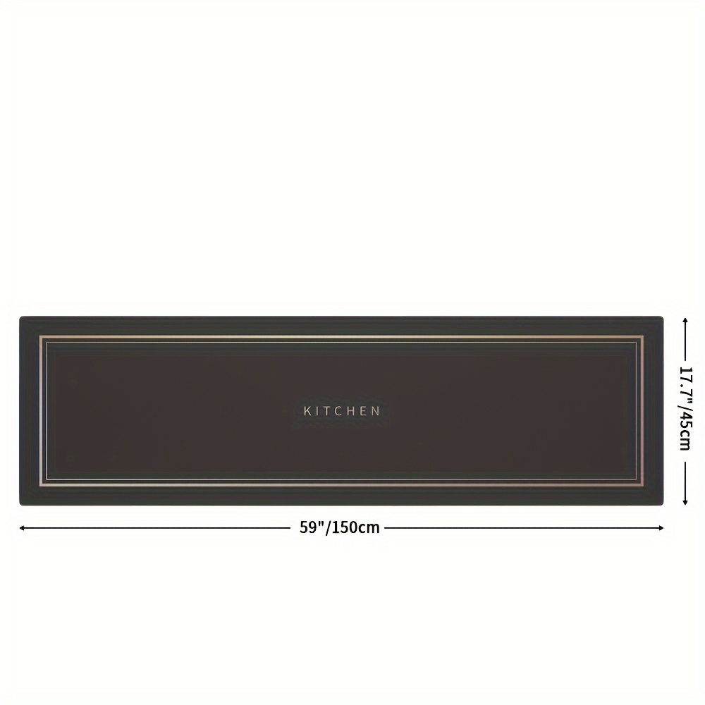 Image of Kitchen Mat And Mat, Non-slip Kitchen Mat, Kitchen Mat For Floor, Easy To Kitchen Floor Mats, Christmas Decoration Christmas Gift