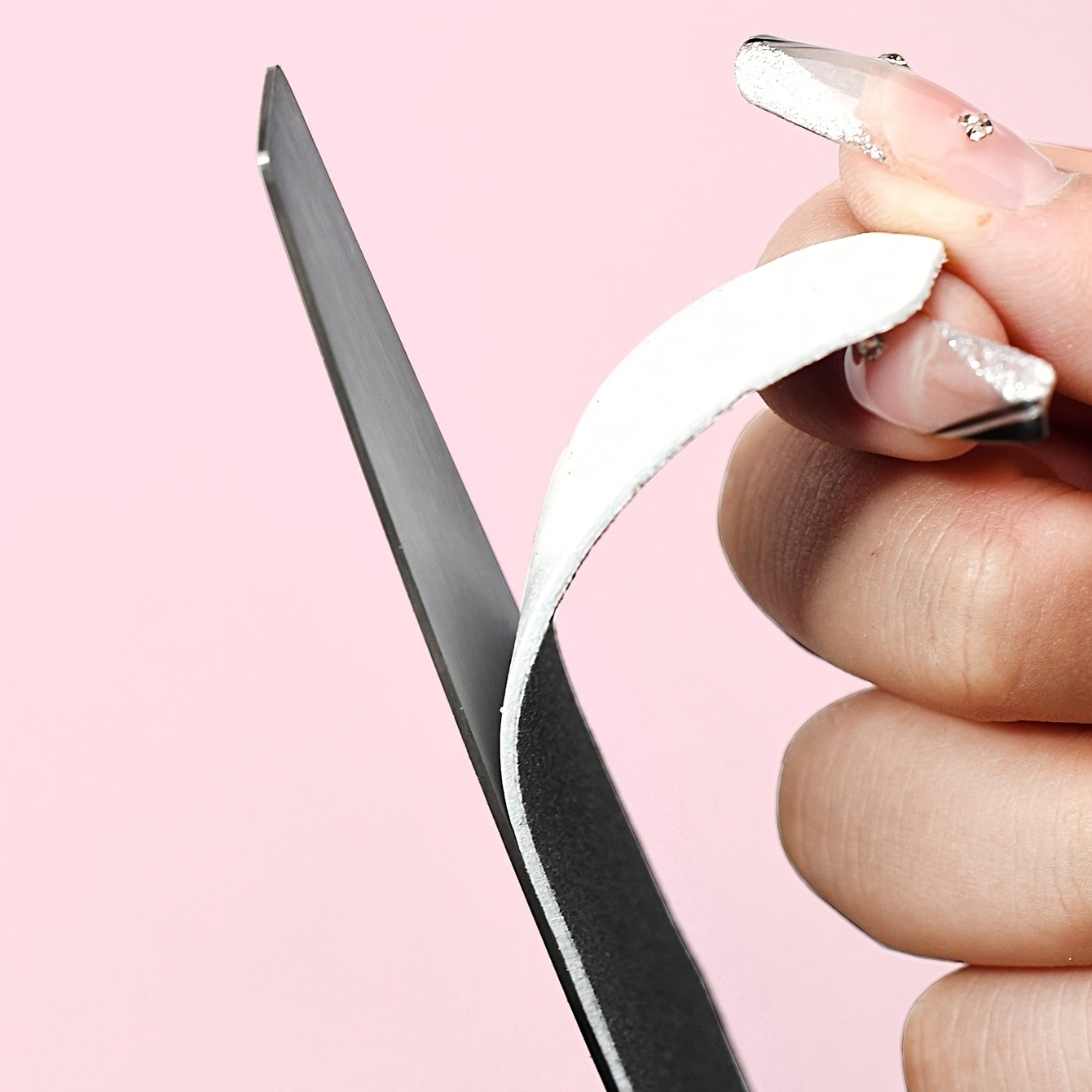 Half-Moon Shaped Stainless Steel Nail File