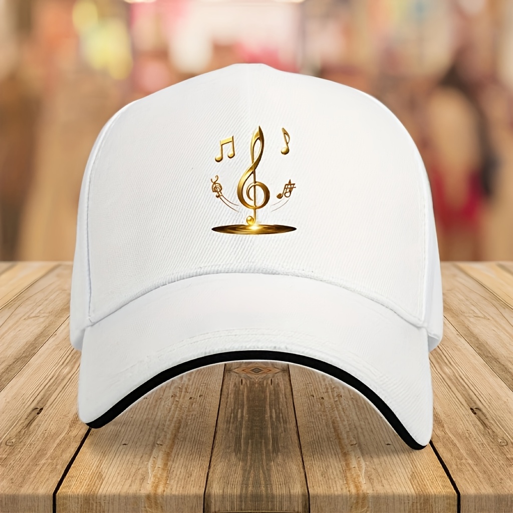 TEMU 1pc, Personnalisé et Tendance, Édition Limitée pour de Musique , Casquette de Baseball de Sport de avec Impression, Unisexe, Casquette Hip-Hop
