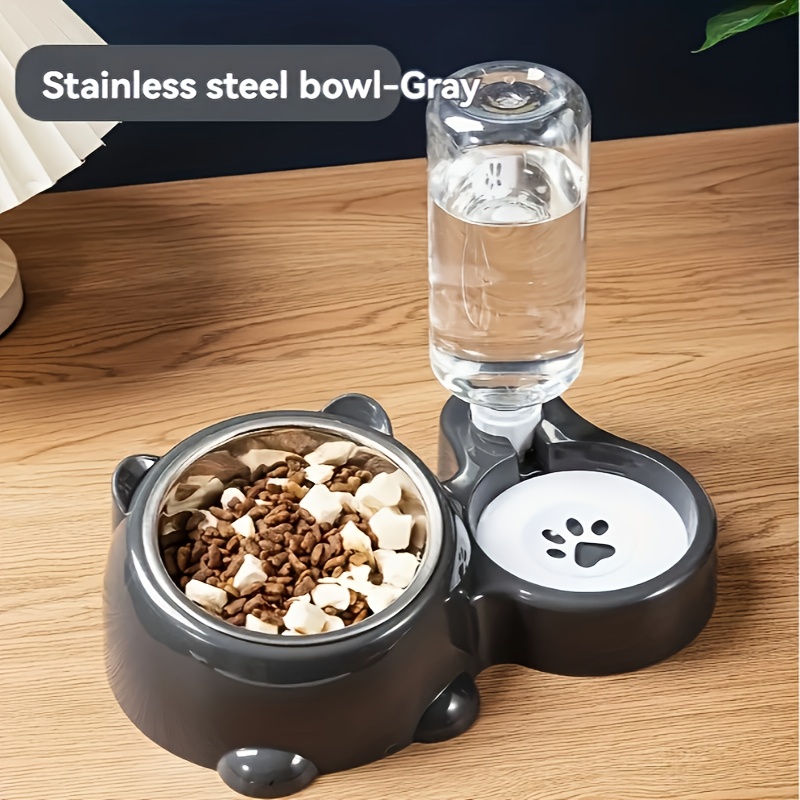 2026 New Style Pet Feeding And Drinking Bowl - Non-Slip Tilted Bowl, Suitable for Cats And Dogs, Without Battery