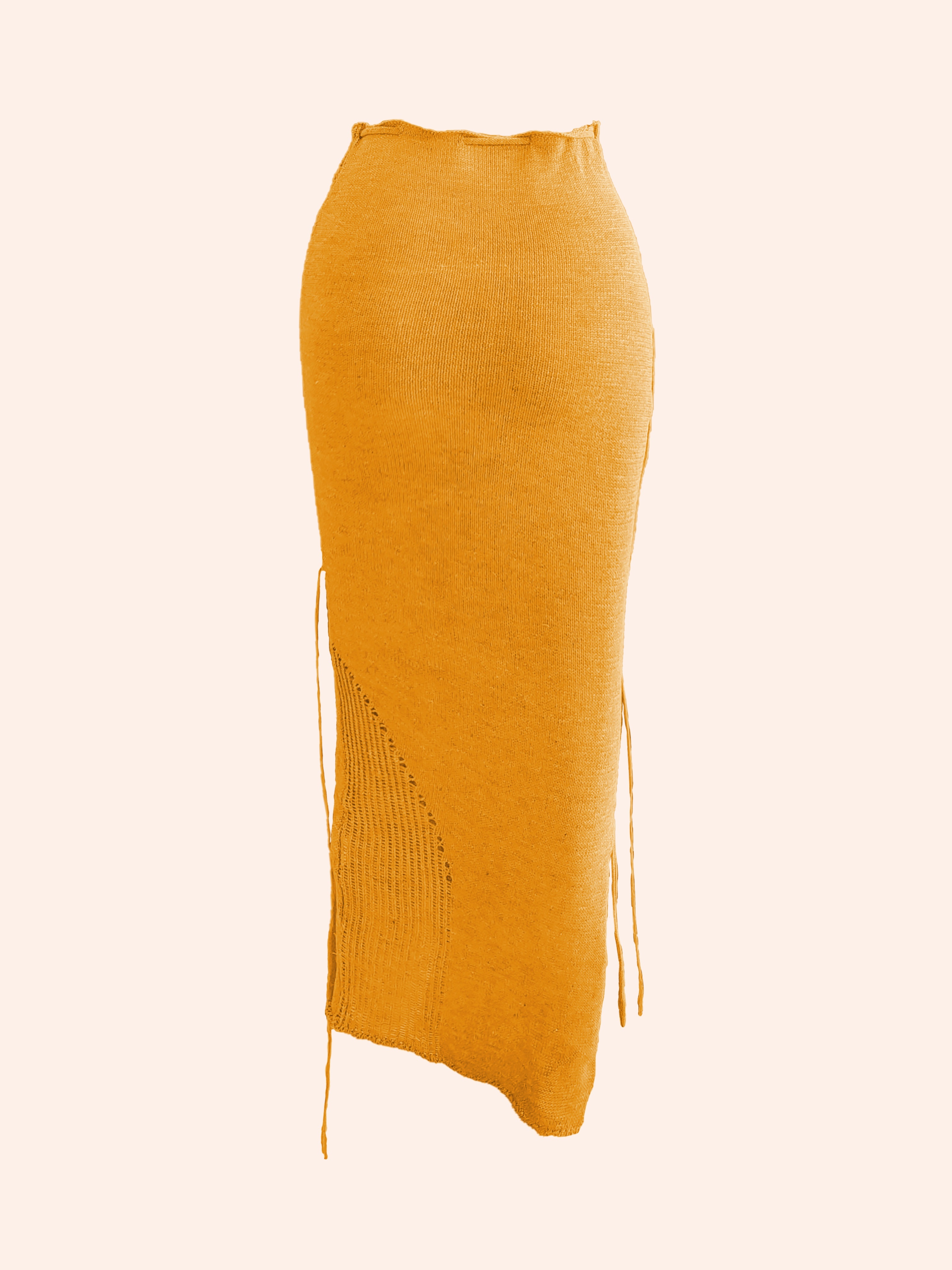 Shirring Detailed Top & Long Skirt Set