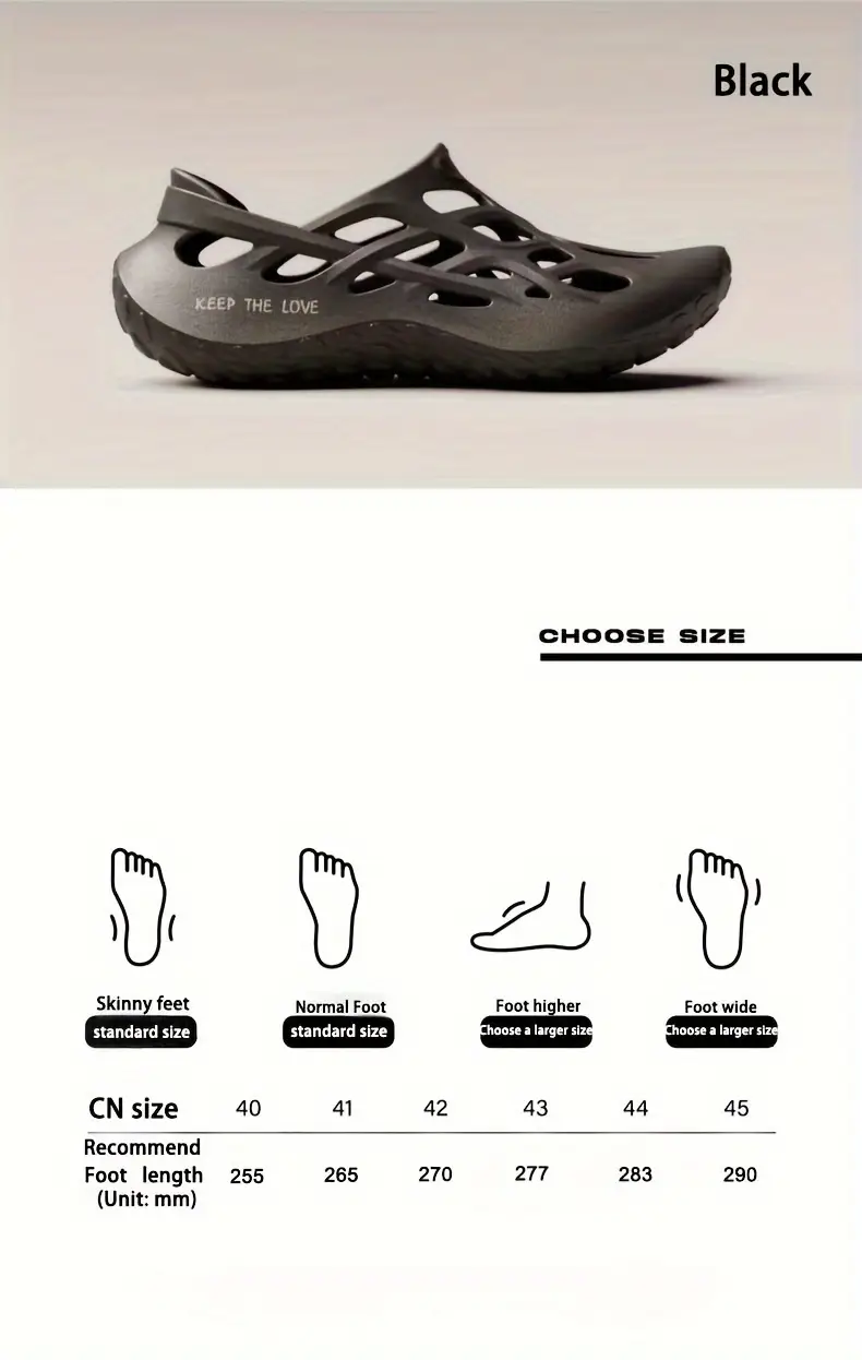 mens trendy slip on breathable quick dry clogs comfy non slip casual eva shoes for mens outdoor activities summer details 4