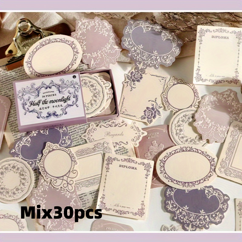 TEMU 30pcs Scrapbook , And Ornamental , For Diy Crafts, Photo , And Jewelry Display