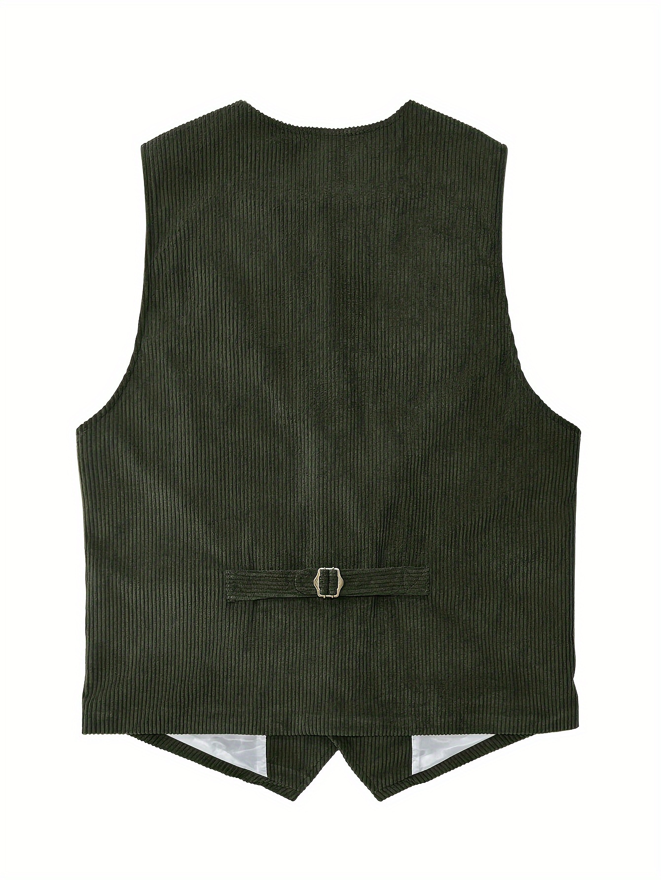 mens vintage corduroy vest british casual - Temu