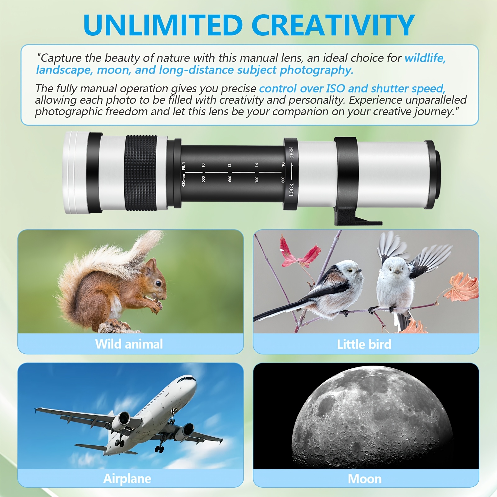 55mm Lens Dslr Lens For Moon Photography 55mm Lens Lens For Moon