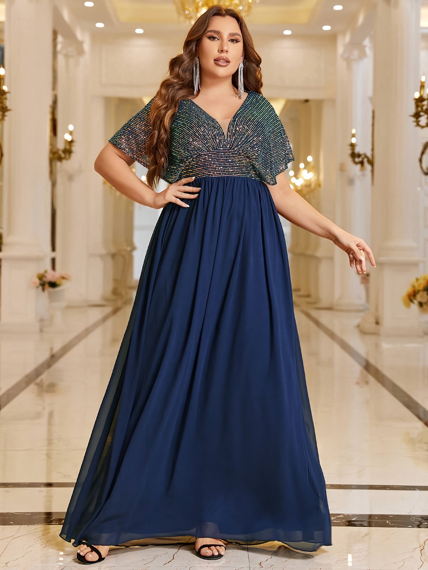 floral corset dresses for women Garden Sweet Tea Dress In Stock / M / Dress CJBHNSNS03342-Black2.-42. Fashion Chiffon Short Gowns Size:US 50 Lay Flat to Dry