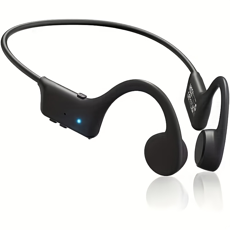 TEMU Air Conduction Earphones - Open Wireless Earphones, Noise Cancelling Microphone, Sound Effects, Seamless Pairing, Long , Suitable For Sports
