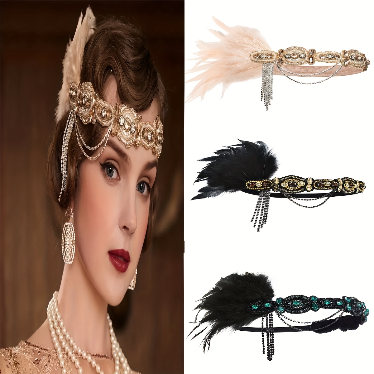 1920s accessories sold on Temu United States display picture 2
