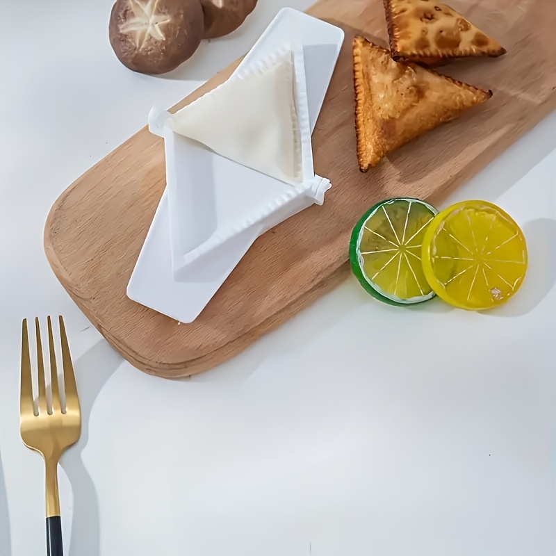 Easy-press Triangle Dumpling Maker - Durable Pp Plastic, Space- Design For Home & Restaurant Use, Easy To Clean & Versatile For Shapes