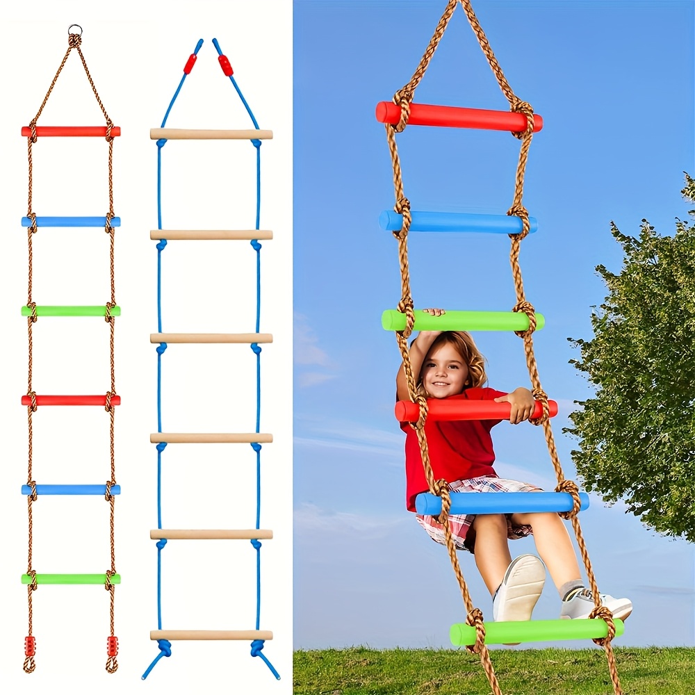 1pc colorful kids climbing ladder swing durable pe Temu South Africa