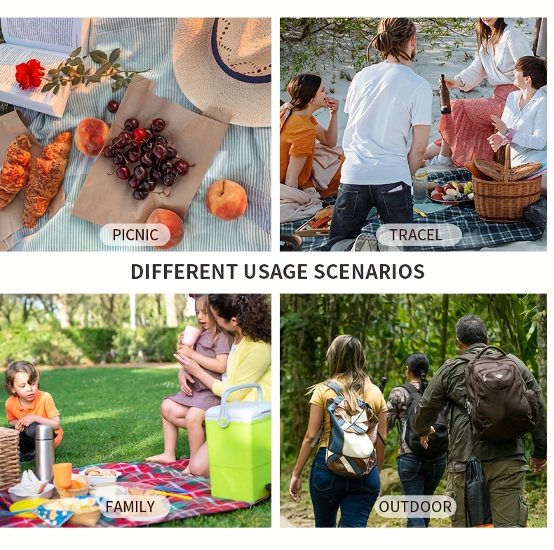 23L Outdoor Fresh-Keeping Ice Pack, Double-Layer Large Capacity Camping Picnic Bag, Portable Travel Insulation Bag, Oxford Fabric, High Quality, Mixed Colors, Perfect for Easter, Women’s Day, Valentine’s Day, Mother’s Day, Independence Day