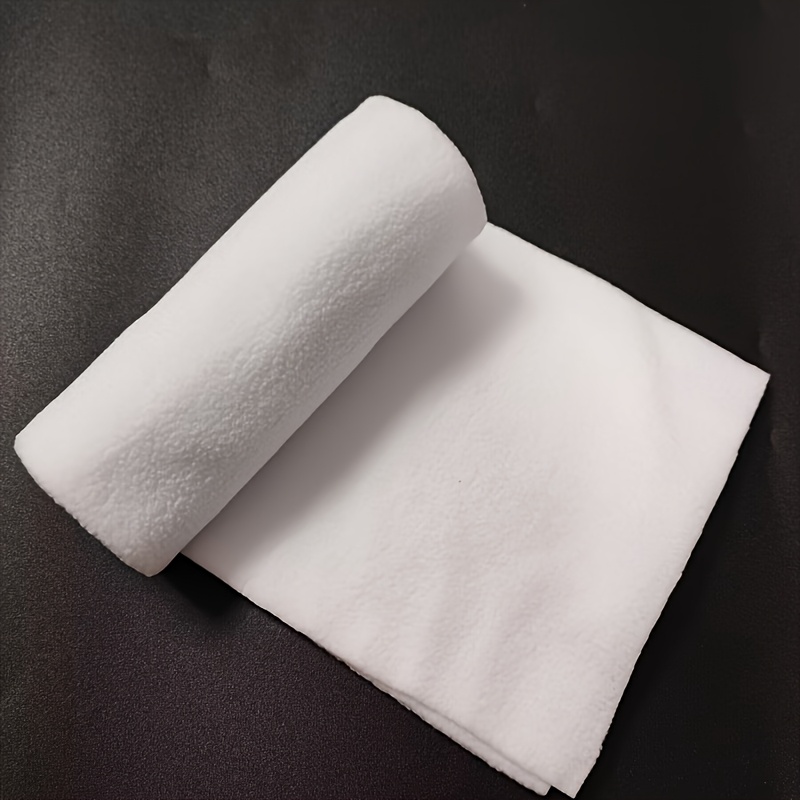 50*50cm White Plush Fabric Handmade Small Cloth Head Solid Velvet Small Piece Of Cloth White Fur Fabric