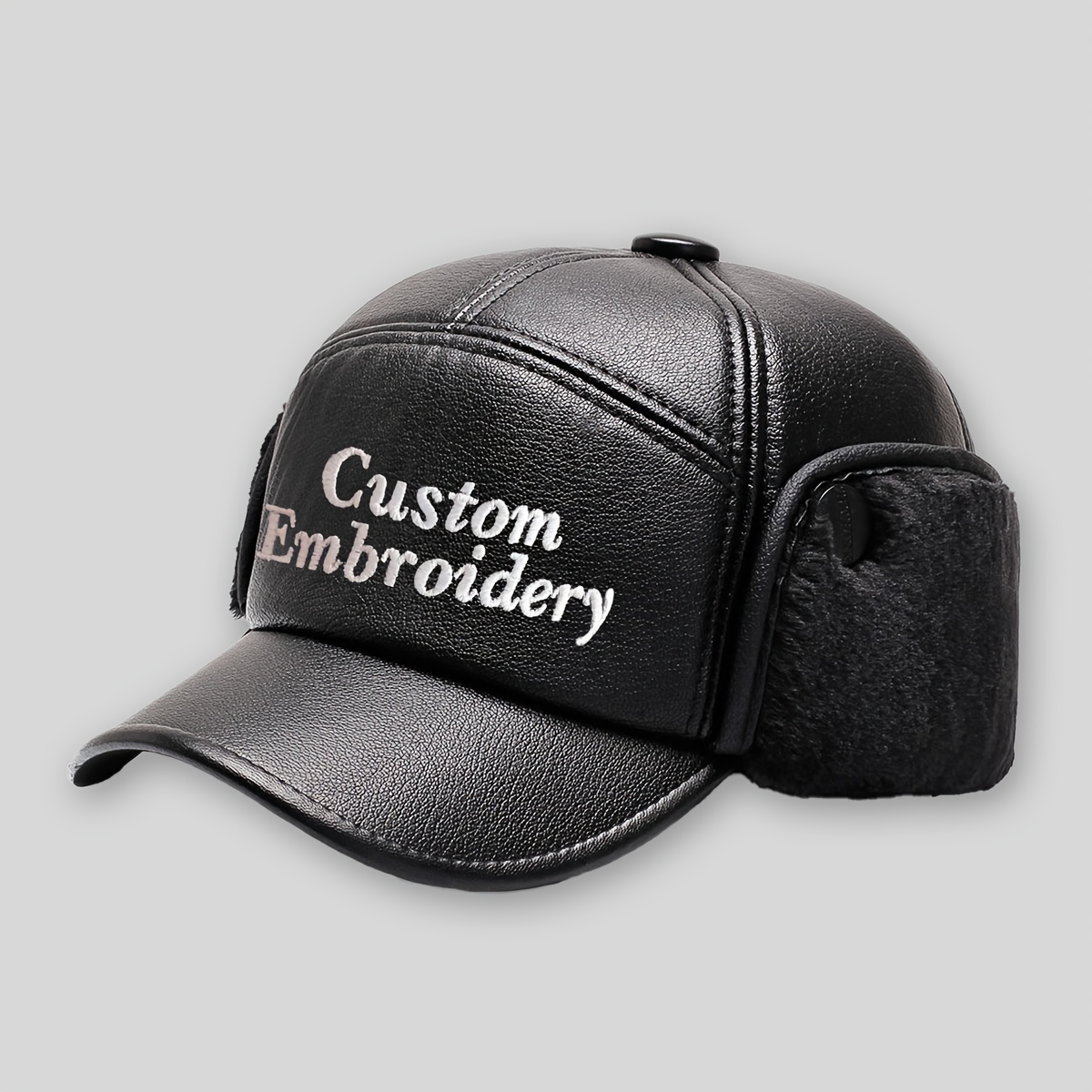 TEMU 1 Custom Embroidered Text , Thick Style, Suitable For Autumn And Winter Wear, Personalized Lettering Self- Content