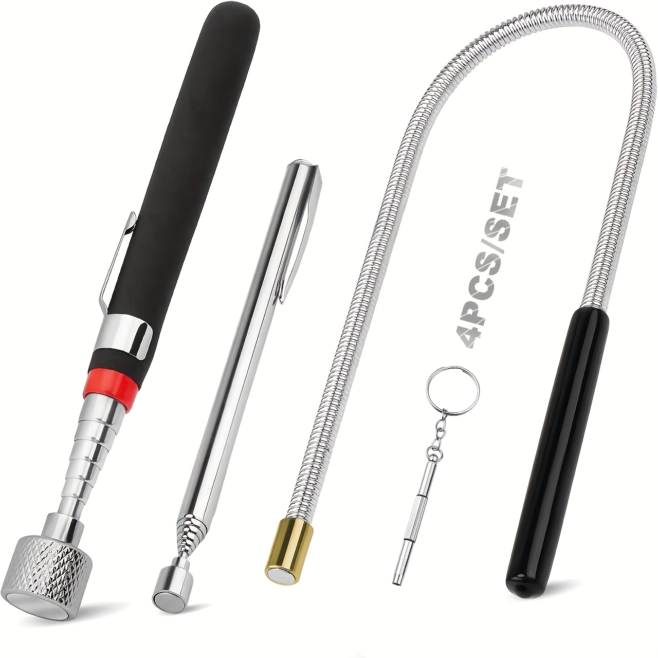 TEMU Lot de 4 pièces : 1 x Jeu d'embouts de tournevis multifonction 3-en-1, Kit de tournevis de , Outil de réparation pratique ; 3 x Kit d'outils de