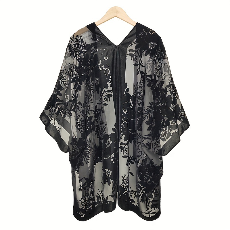 eleganter blumenmuster velourschal frauen leichter Temu Germany
