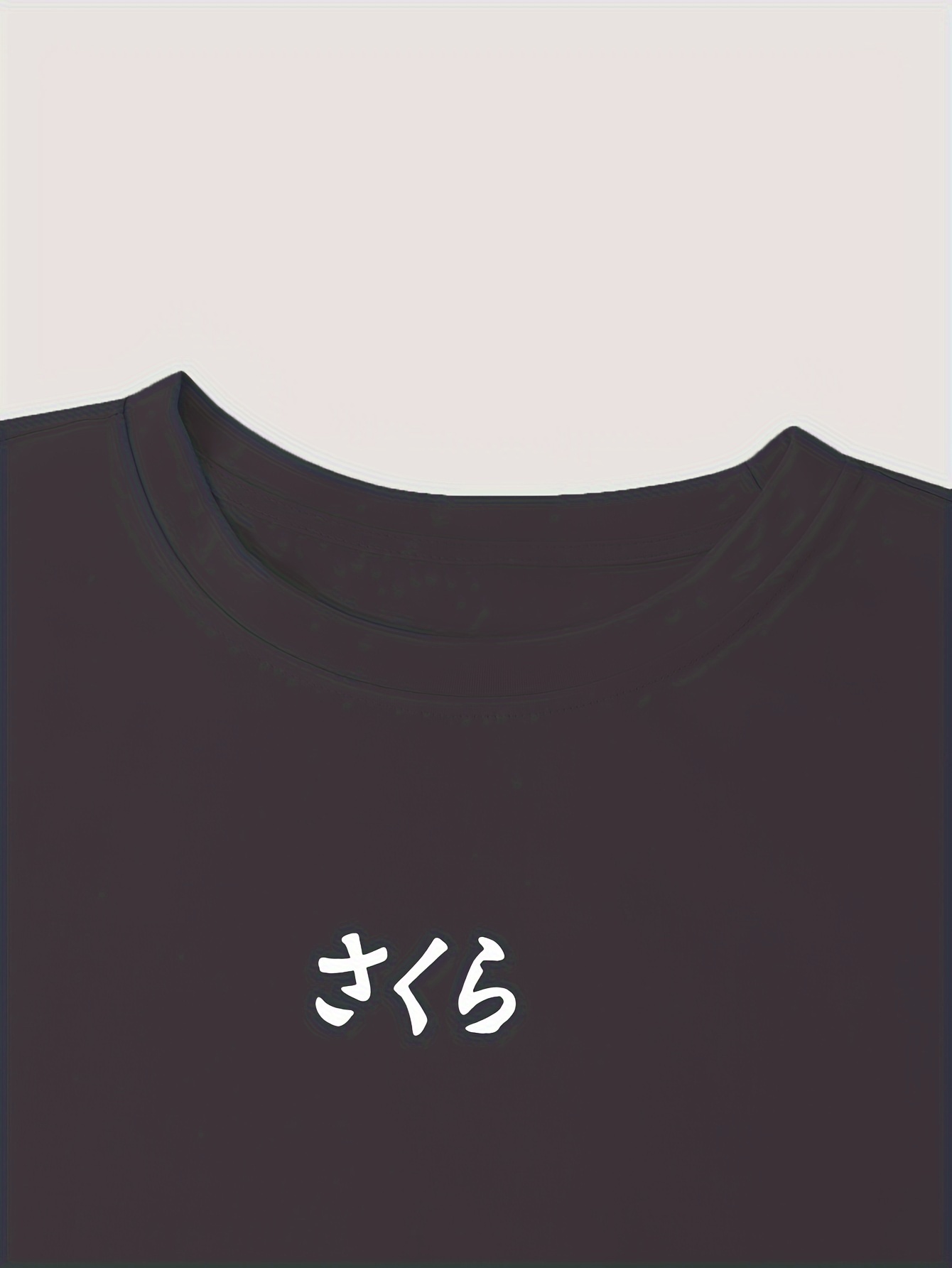 Men's Casual Short Sleeve T-Shirt with Japanese-Inspired Cherry Blossom & Mountain Print - Breathable Regular Fit Round Neck Tee for Summer Outdoor Activities, Machine Washable, PLUS SIZE