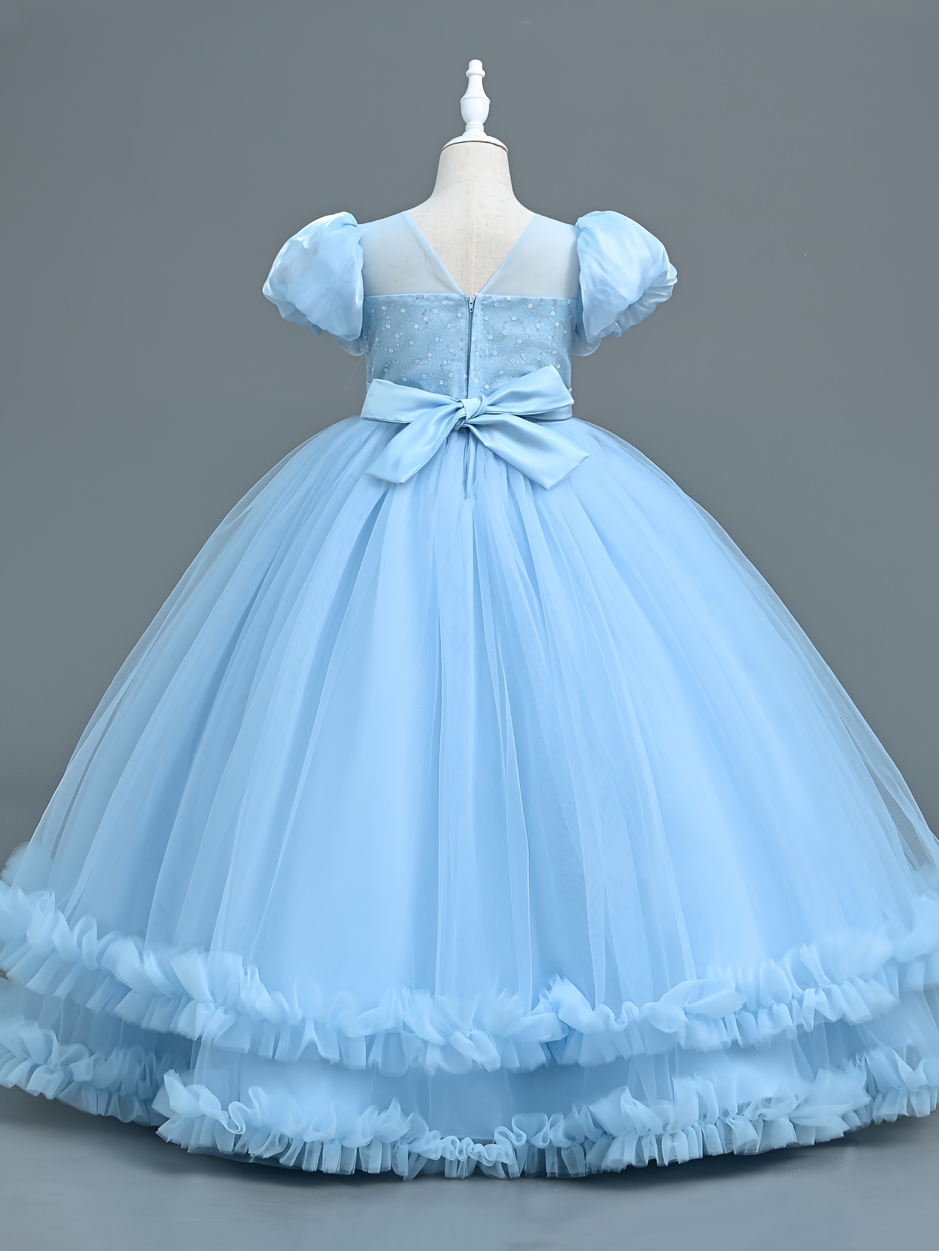 a new dress girls featuring soft gauze a fashionable outfit - Temu