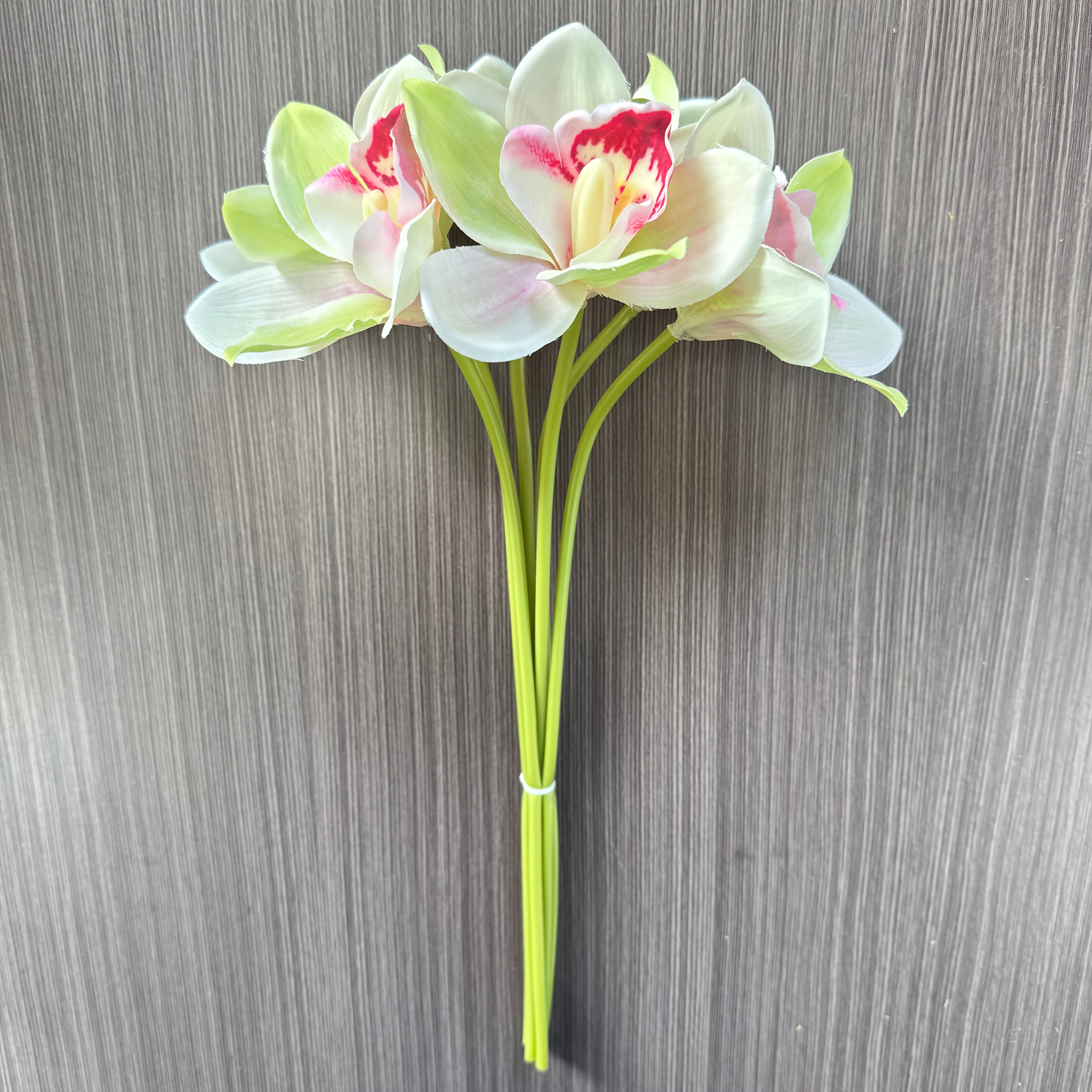 TEMU 6pcs Artificial Orchid Flowers Realistic Fake Plants - Elegant Orchids Suitable For Home, Hotel Decor, For Desktop/table Centerpieces, Holiday &