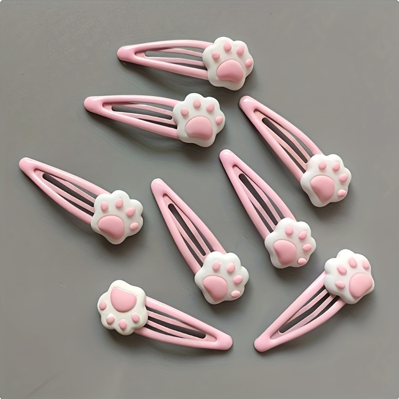 

Pink Cat Claw Hair Clip, Durable Zinc Alloy And Plastic, Suitable For Women And Girls 15+ Years Old, Outdoor And All-season Wear