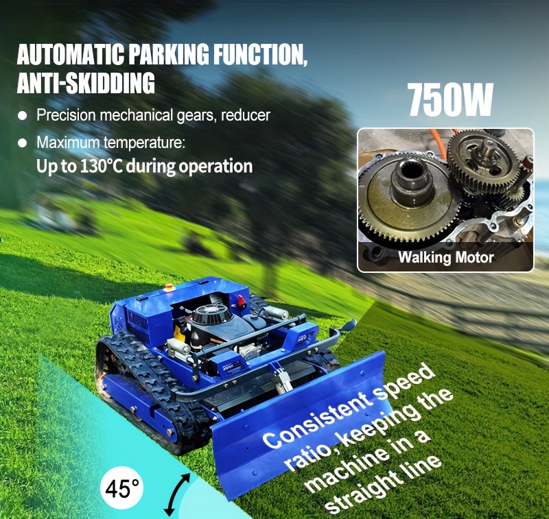 remote controlled lawn mower snow pusher all terrain self propelled robotic lawn mower outdoor tools garden tools suitable for lawn trimming in       used for winter   ce and epa certified free shipping Product details 4