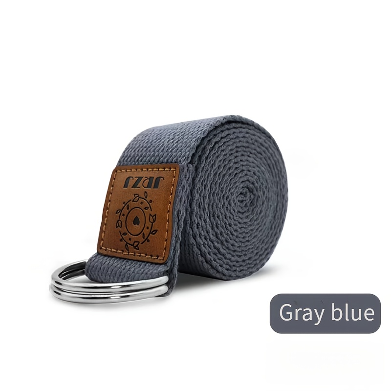 1.8 Meter Yoga Iyengar Leather Label Non-elastic Stretch Band Fitness Exercise Stretching Open Shoulder Special Stretch Band Elastic Band