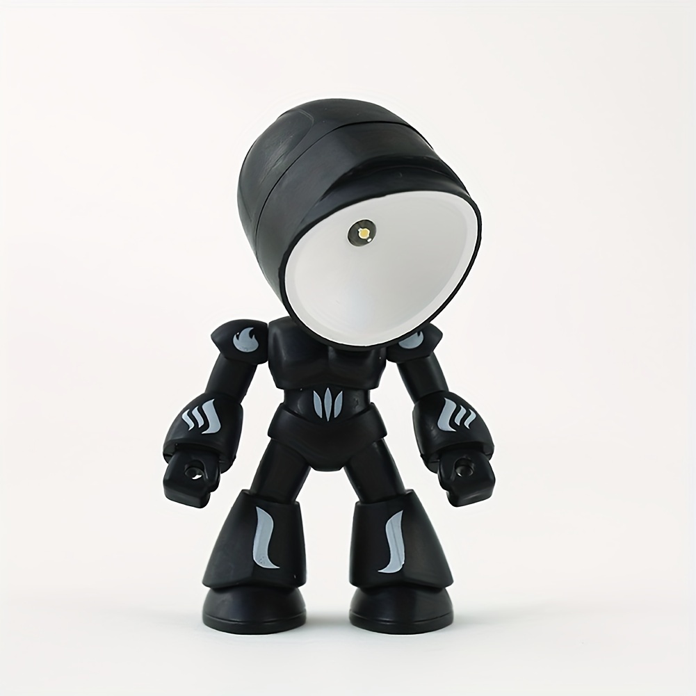 TEMU 1pc Usb-powered Led Mini Night Light - Cute Cartoon , Black & White Companion Table Lamp For Halloween, Christmas, Thanksgiving Gifts, Cozy Ambient Lighting For Home Or Office, Cute Lamp