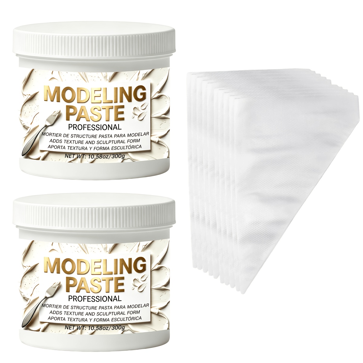 White Modeling Paste for Professional Art Sculpting