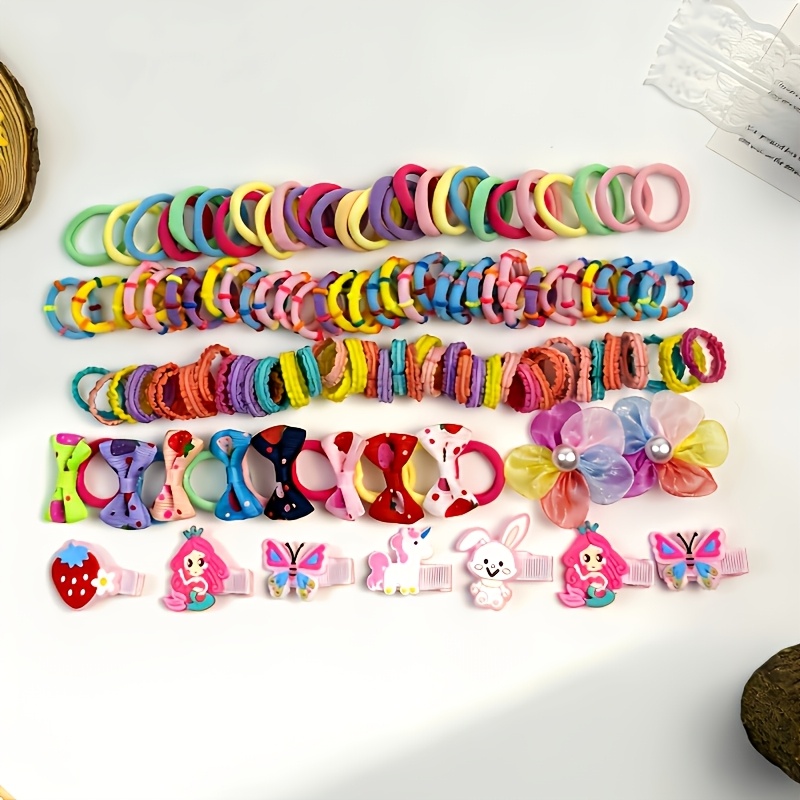 845pcs Random Cartoon Hair Accessories Set