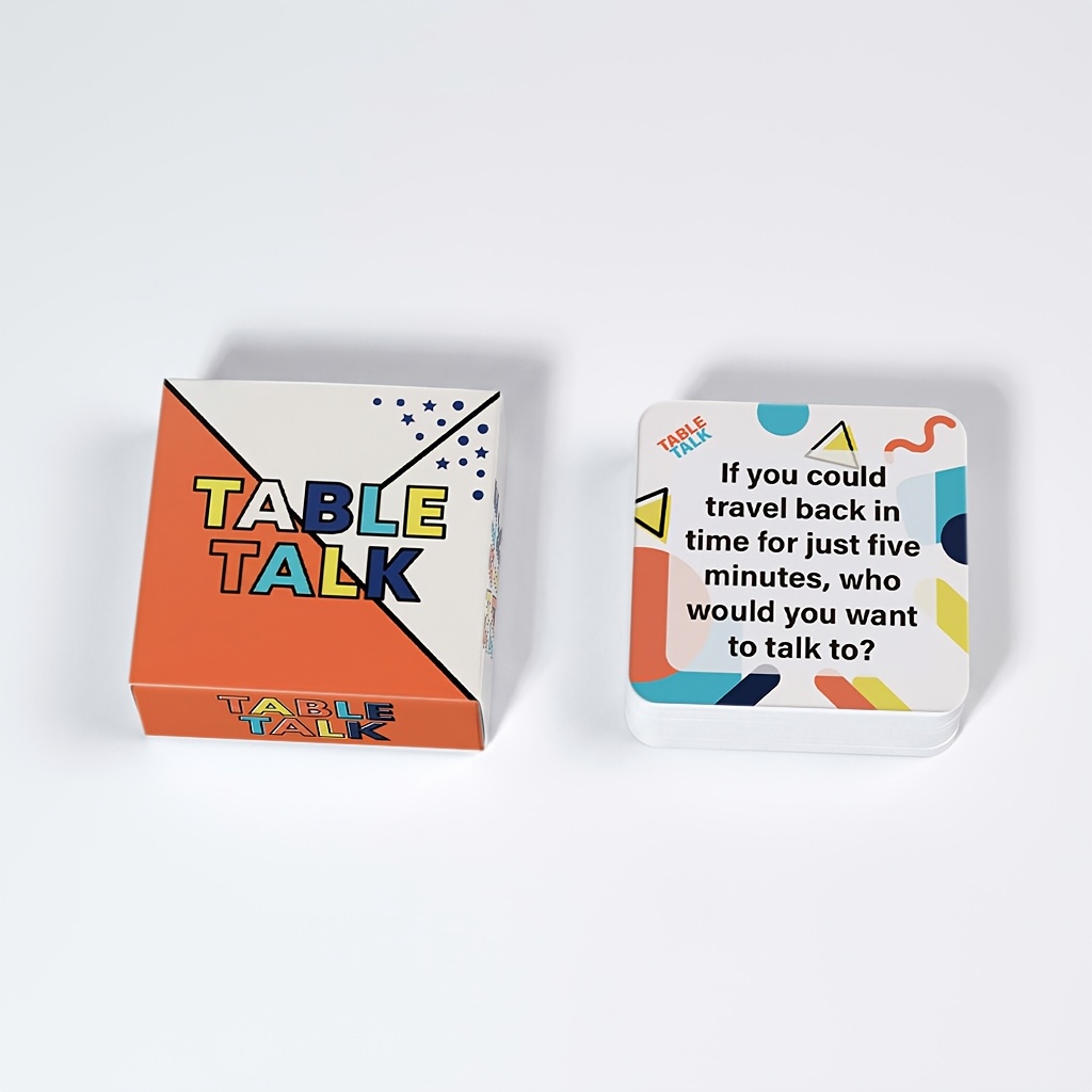 Table Talk Conversation Game, Effortless Fun for Social Connections
