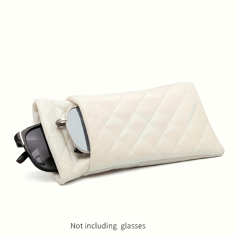 Image of Ladies' And Men's Eyeglass Case Pouch, Pu Soft Eyeglass Case, Portable Squeeze Eyeglass Case