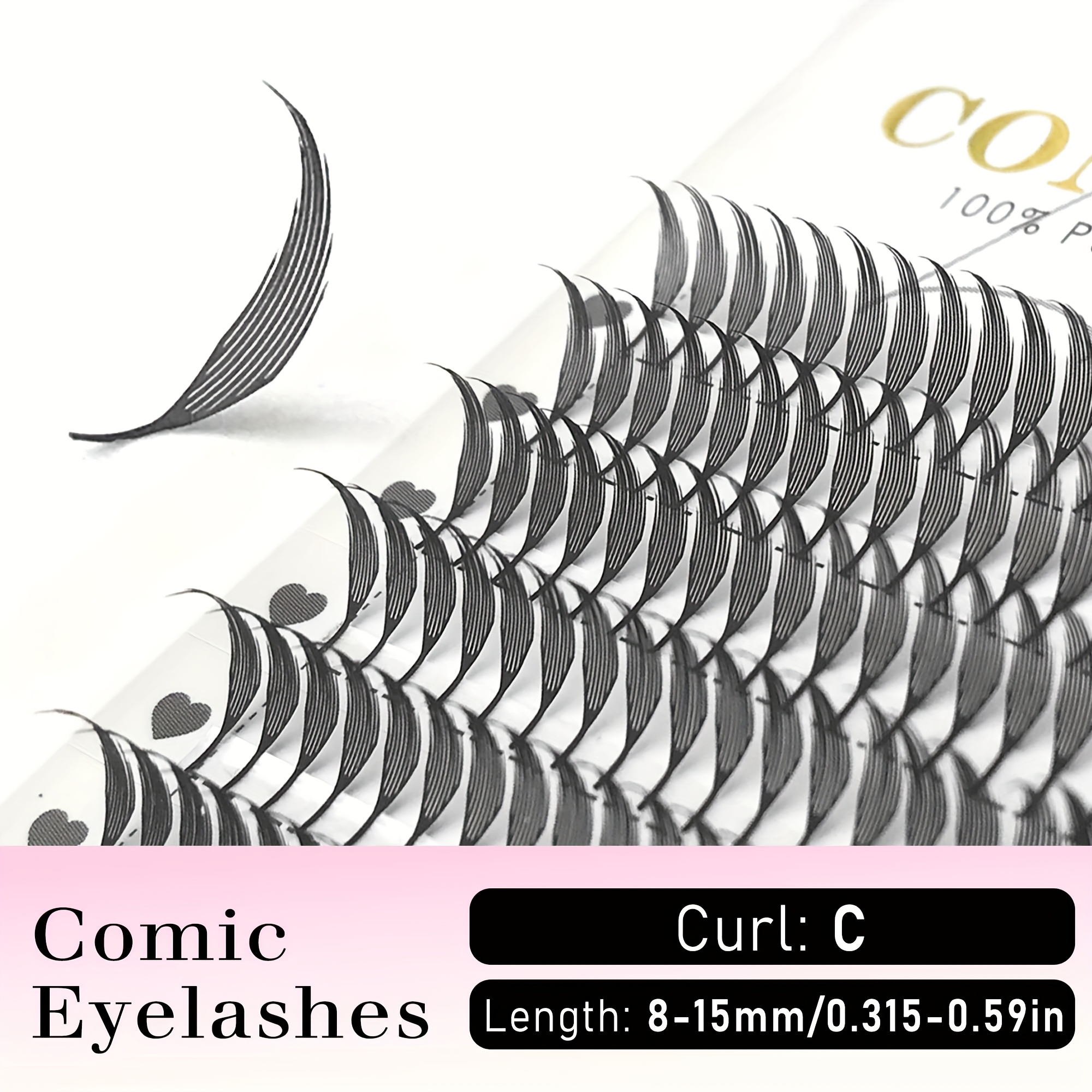 240fans Comic Lashes C/d Auto Matic Eyelash Extension 8-15mm Animal Flowering Fan Lashes