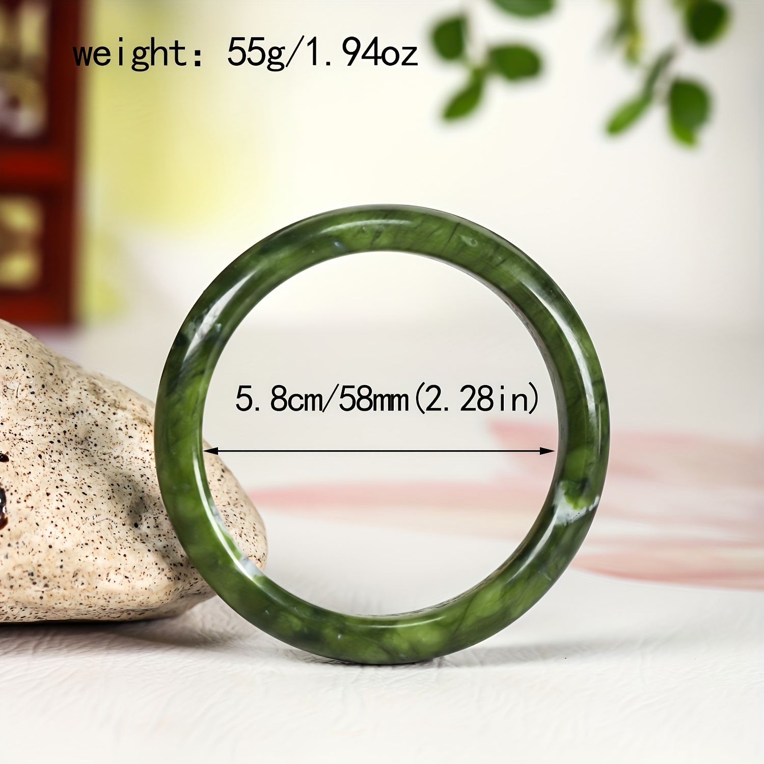 Image of 1pc Natural Stone Bracelet Handmade Beads Suitable For , Minimalist Genuine Beads, Unisex Gift Box Packaging For Daily Wear Or Special Occasions, Natural Stone For Casual & Formal Use