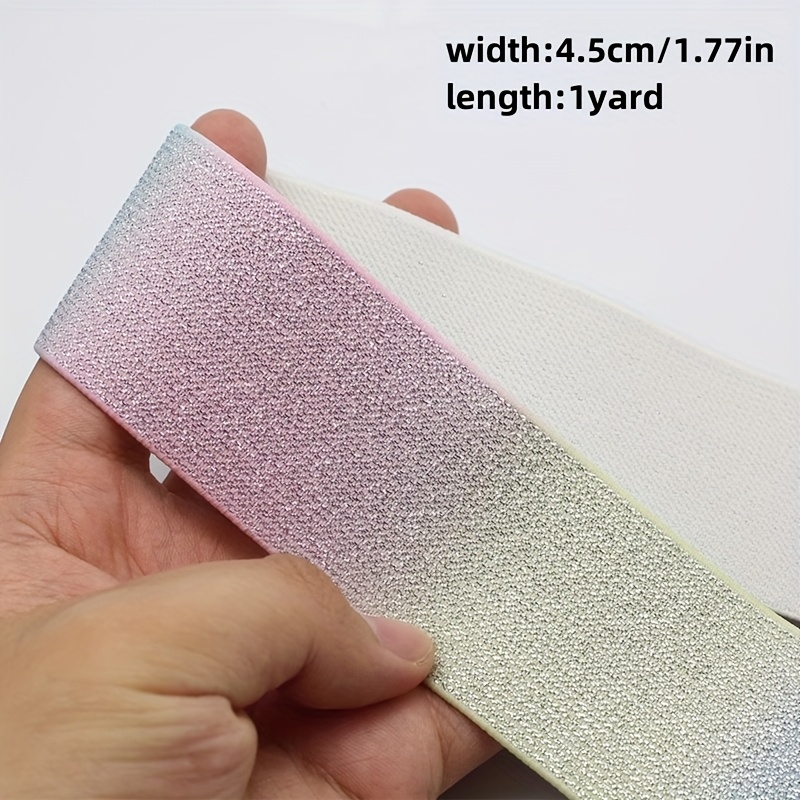 Image of 1-yard Rainbow-colored High-elasticity Elastic Waistband, Suitable For Diy Skirts, Clothing, Pants, Shoes, And Hats, Etc.