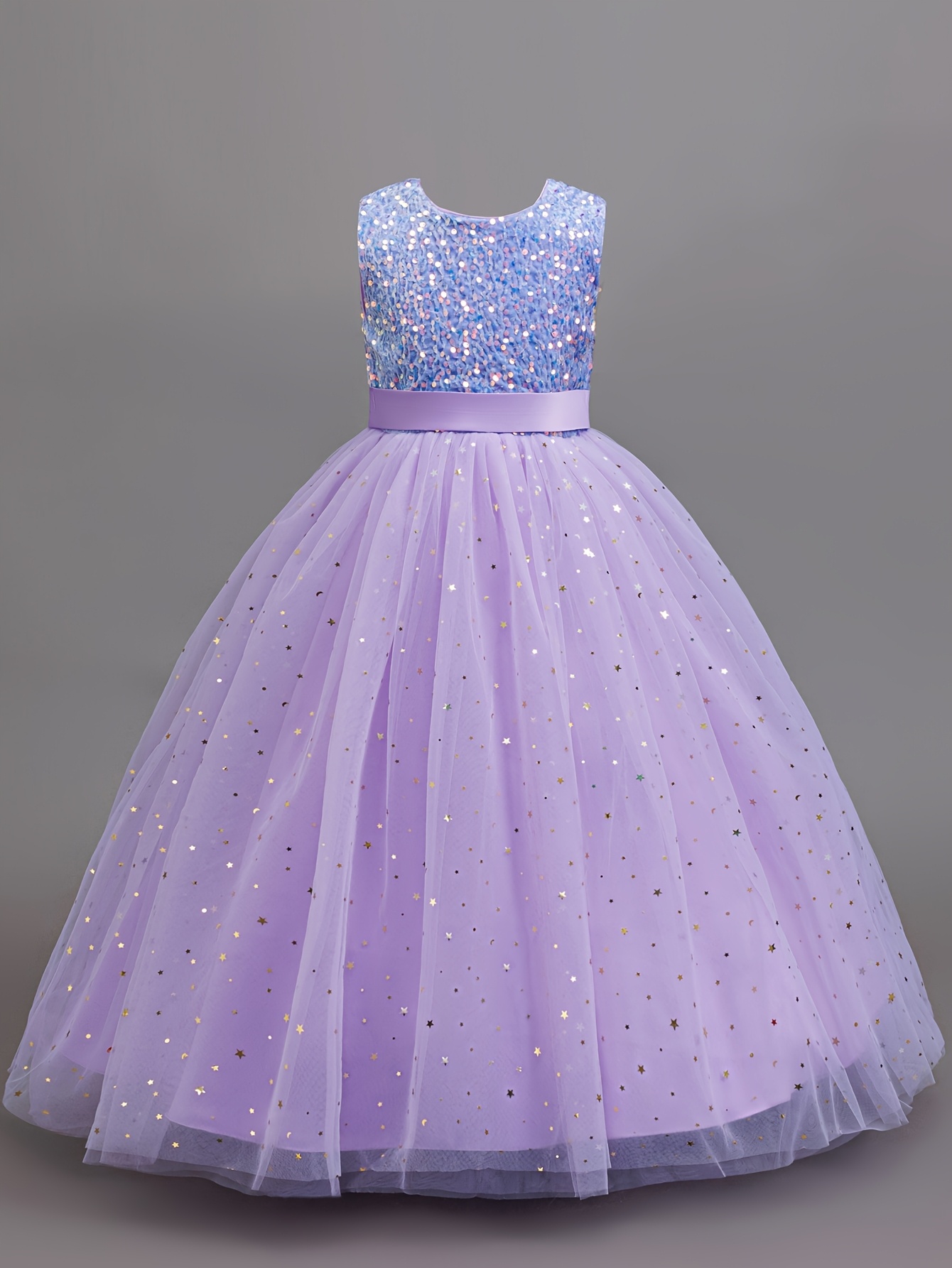 open lace back dress Princess Cinderella Simple Satin Cosplay Costume with Boning / Concealed Zipper