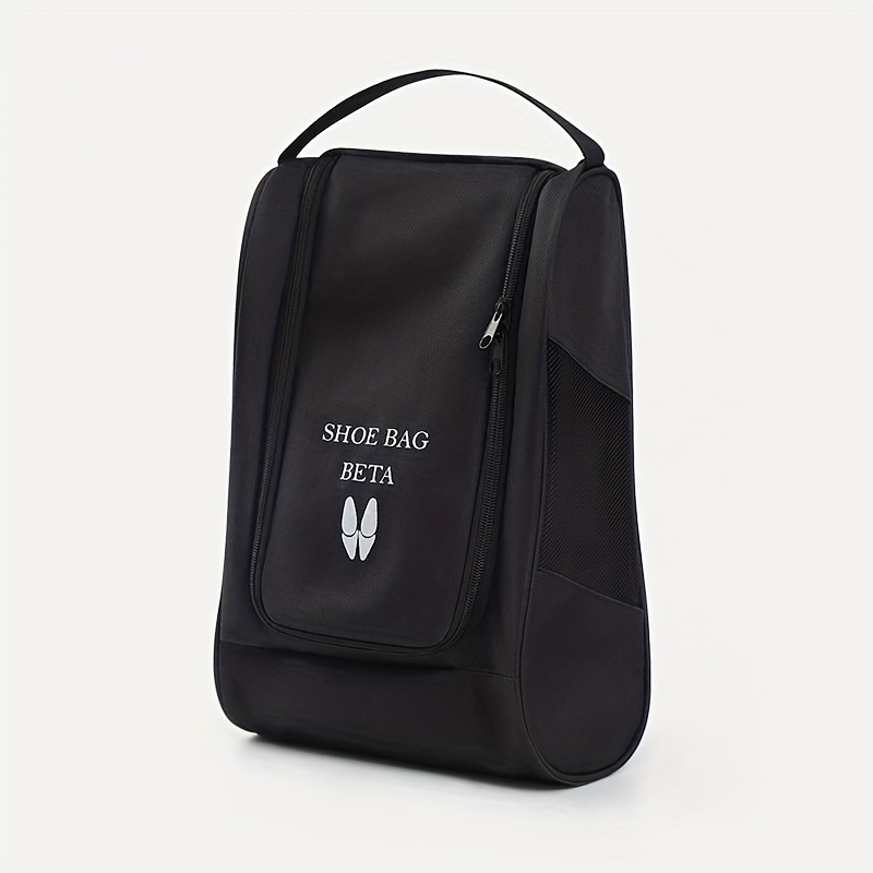 TEMU Tailored Design For , Embroidery, Travel Bag For Shoes, Bags For Basketball And Football Footwear, Compact Shoe Bag For Business Trips,