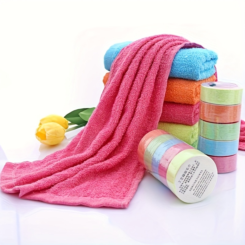 item picture 5 pure cotton compressed towels travel compressed towels quick absorption foldable and   lightweight and portable suitable for camping swimming business trips applicable