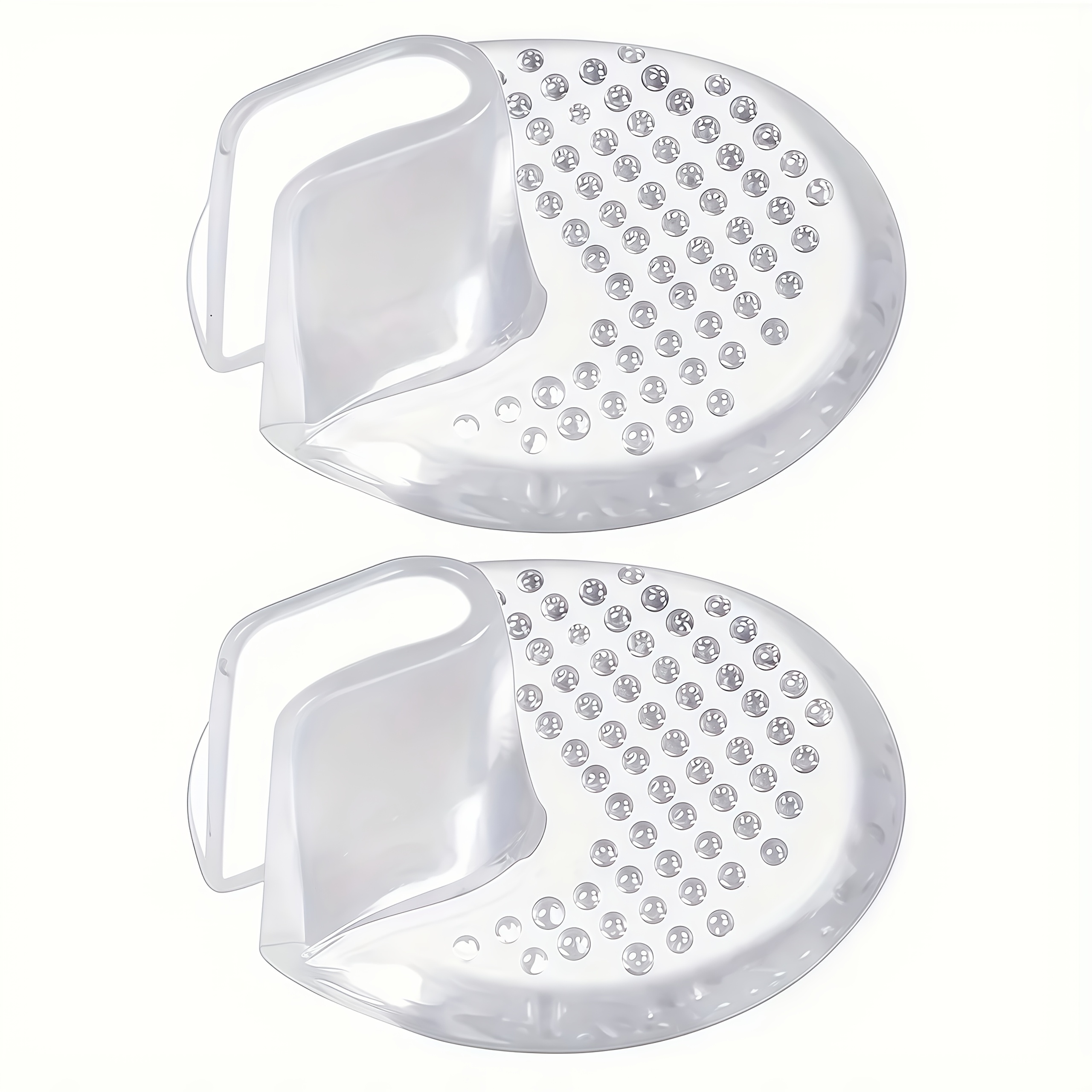 Image of 1 Pair Of Silicone Slipper Gel Pads, Suitable For Flip-flops And Sandals To Prevent Toe