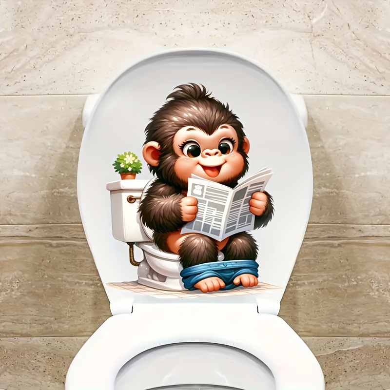 

1pc, , , Bathroom Decoration , , -adhesive , Aesthetic , , Fun