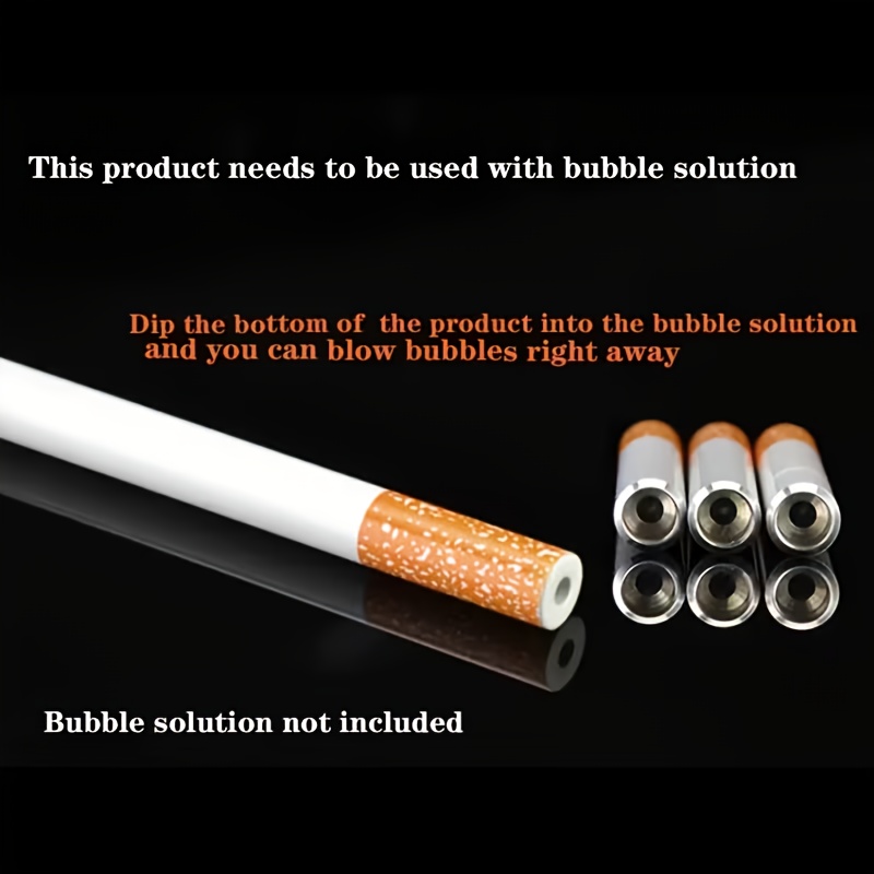 bubble blowing cigarette temu The Bundle! (Original Paper Model)  Bubble prank creative cigarette bubble wand