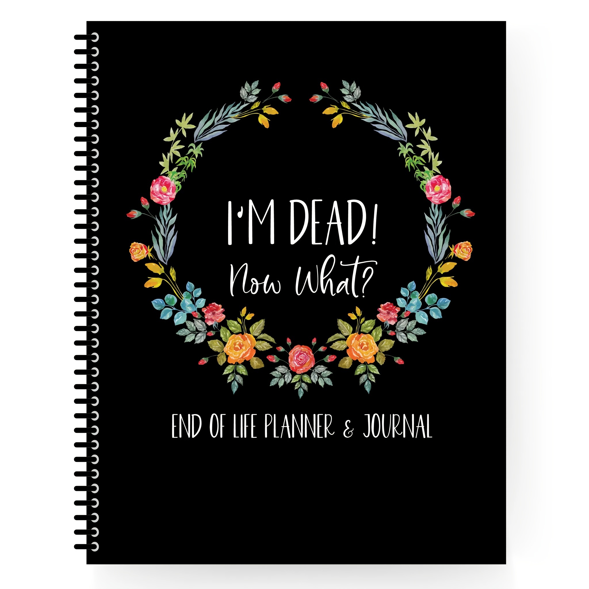 

End Of Life Planner And Journal - Essential Personal Organizer With Paper Cover, Emergency Binder With Letters To Loved Ones, Care Plan, Funeral Wishes, , And Vital Documents Storage