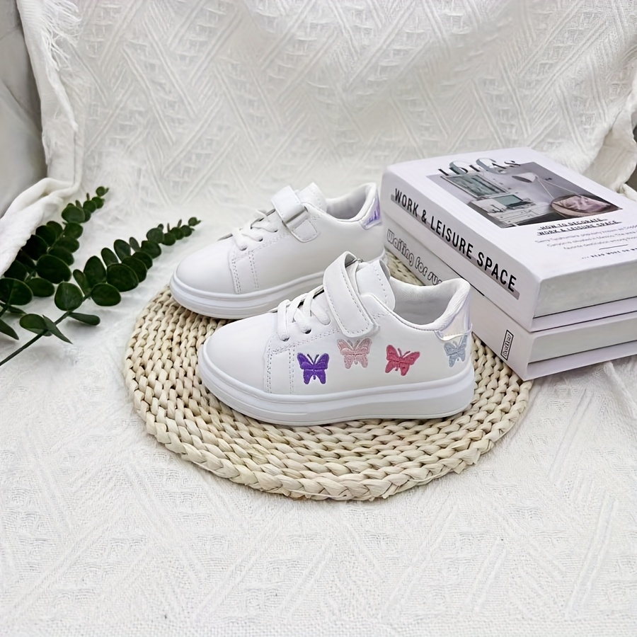 Zapatillas Nike Blancas Con Mariposas Par Zapatillas Blancas Niñas
