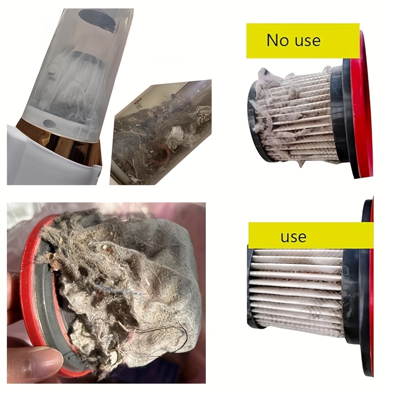 10/30/50 Pack Disposable Vacuum Filter Bags - Elastic Non-Woven Polyester Mesh Covers with Stretch Fit for Home Vacuum Cleaners, Traps Dust & Pet Hair, Improves Suction Efficiency