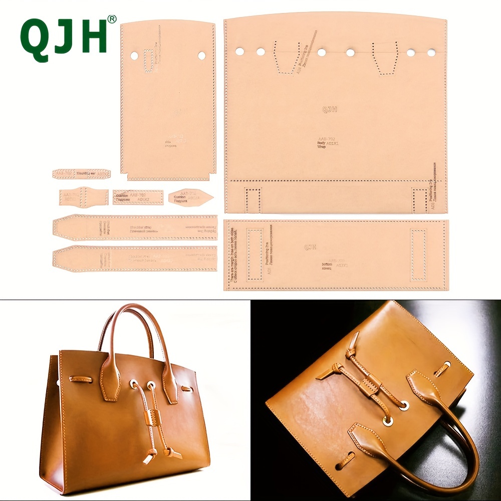 

Kit de Fabrication de Sacs en Cuir DIY - Modèles de Sacs à Épaule et Bandoulière pour Hommes et Femmes, Gabarit en Papier Réutilisable