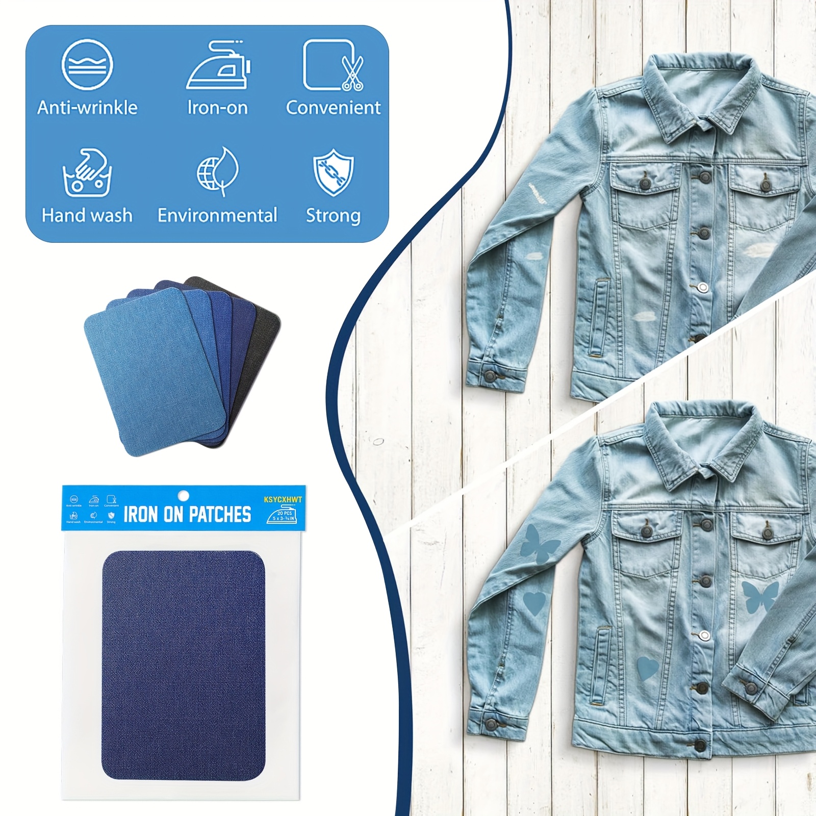 iron on patches for jeans sold on Temu United States