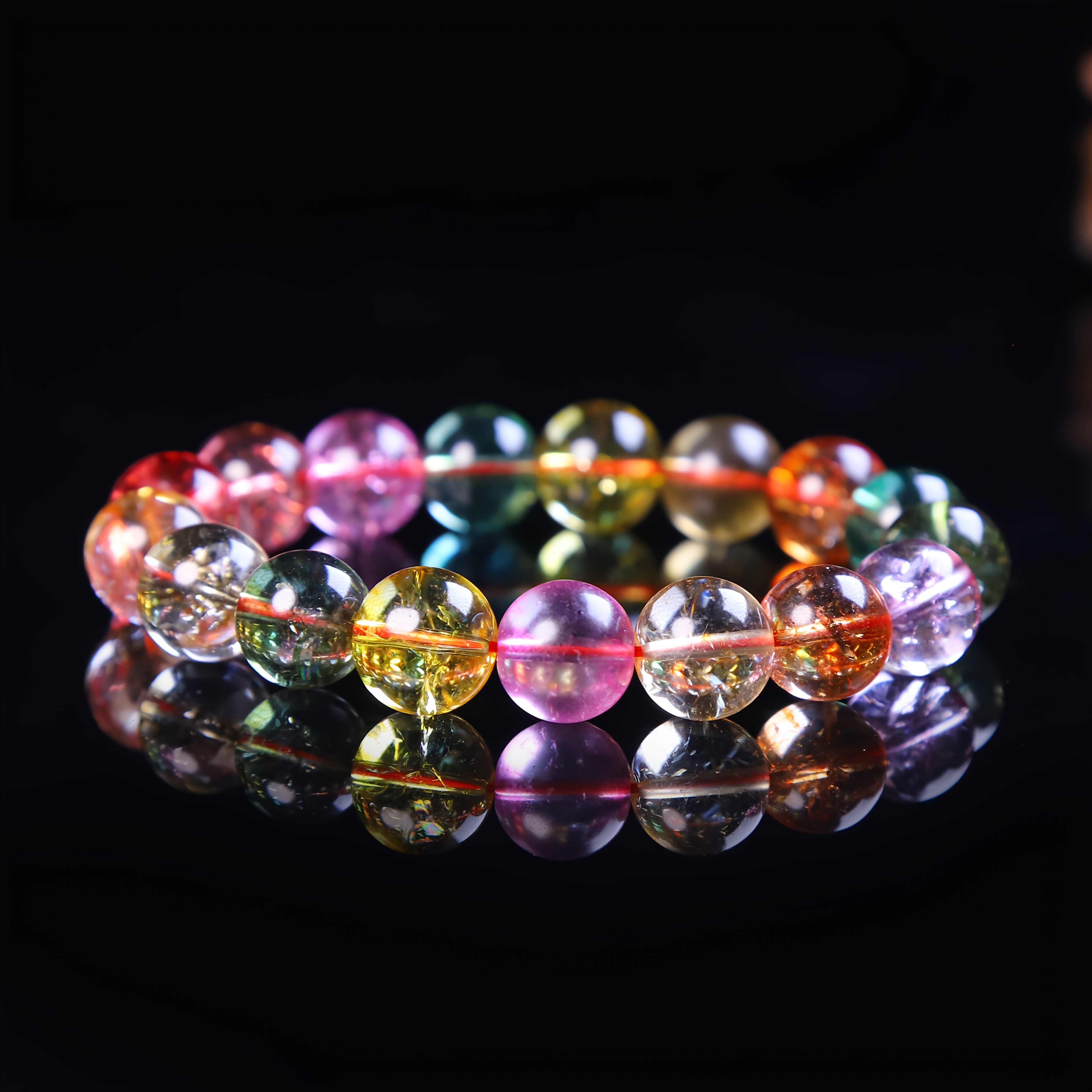 Exploding Flower Crystal Candy-Colored Multi-Treasure Bracelet